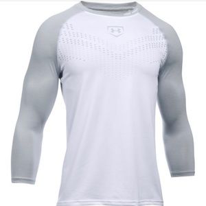 Under Armour Heater 3/4 Sleeve Baseball Shirt